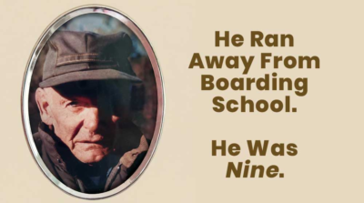 He Ran Away From Boarding School. He Was Nine.